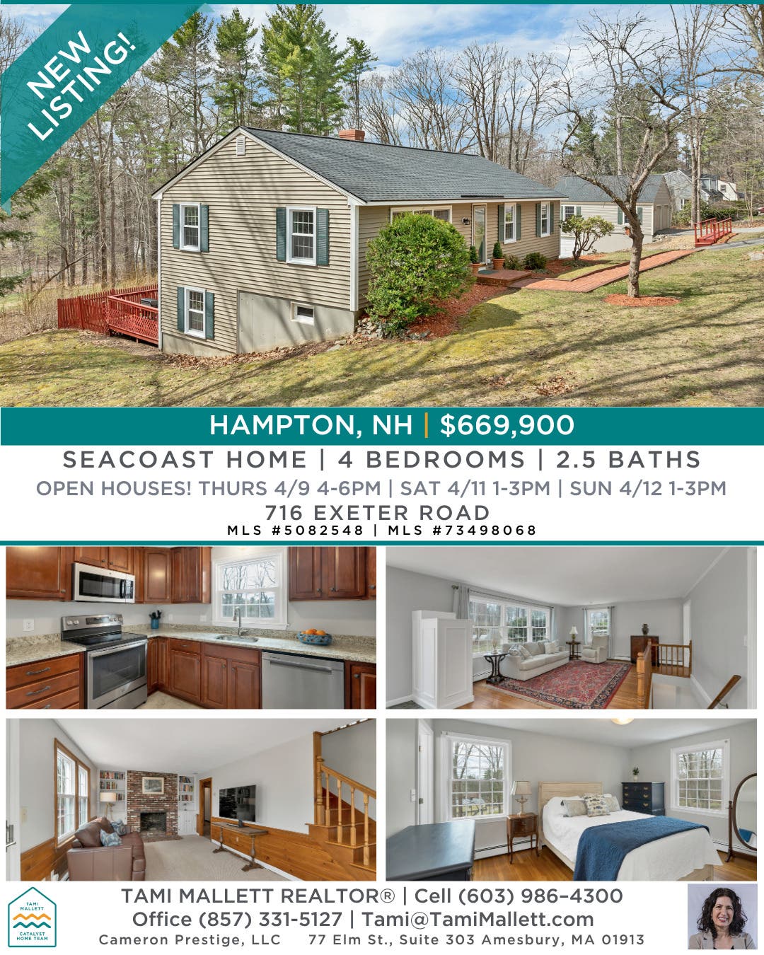 New Listing - Hampton, NH $669,900