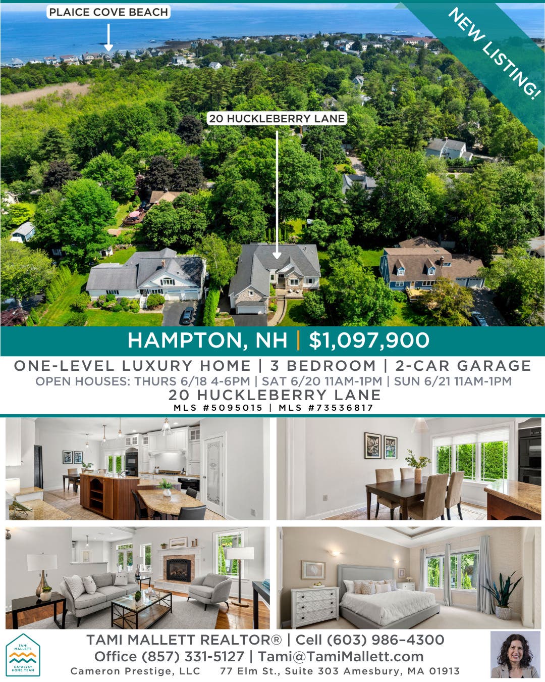 New Listing - 20 Huckleberry Lane $1,097,900