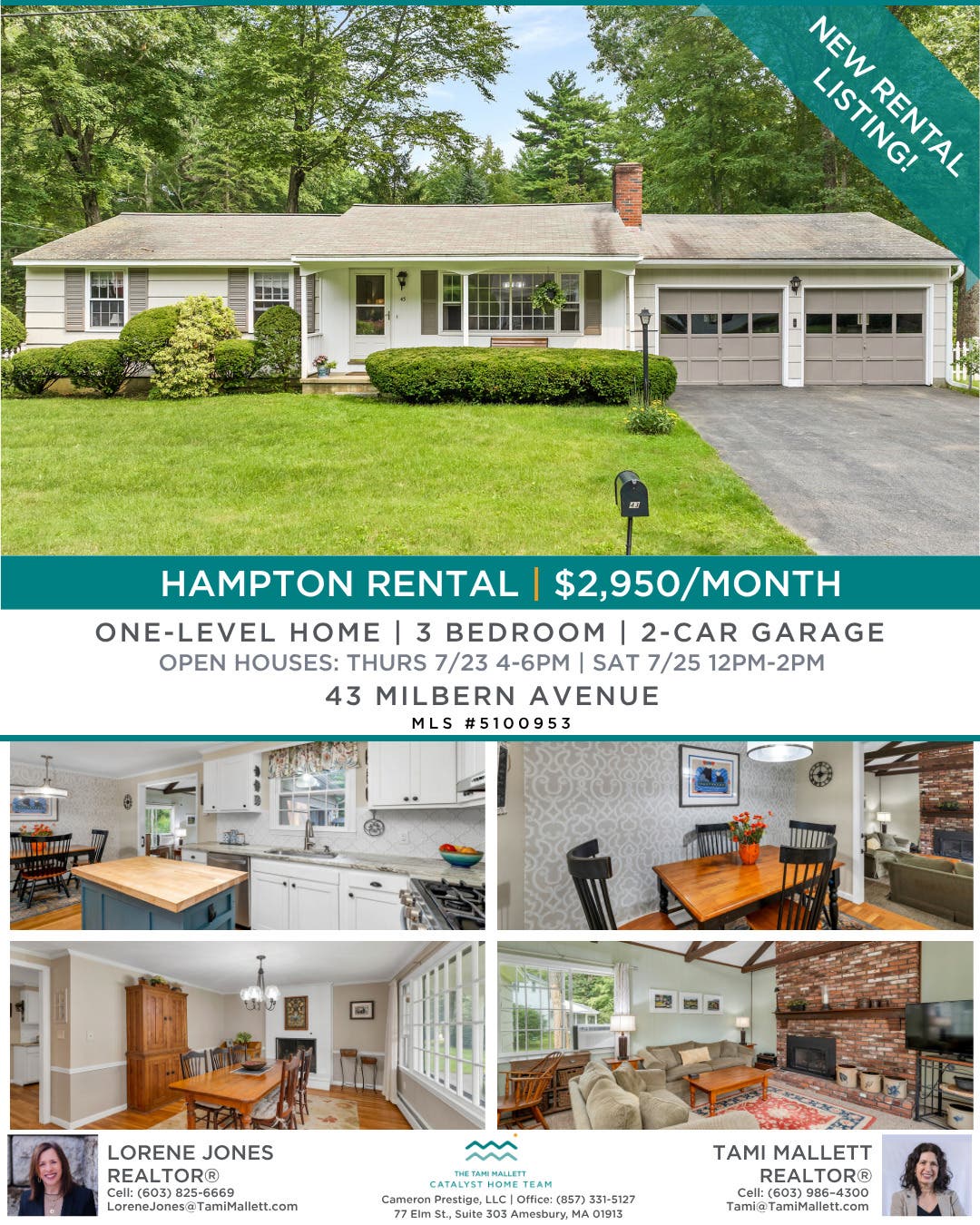 FOR RENT - 43 Milbern Ave Hampton