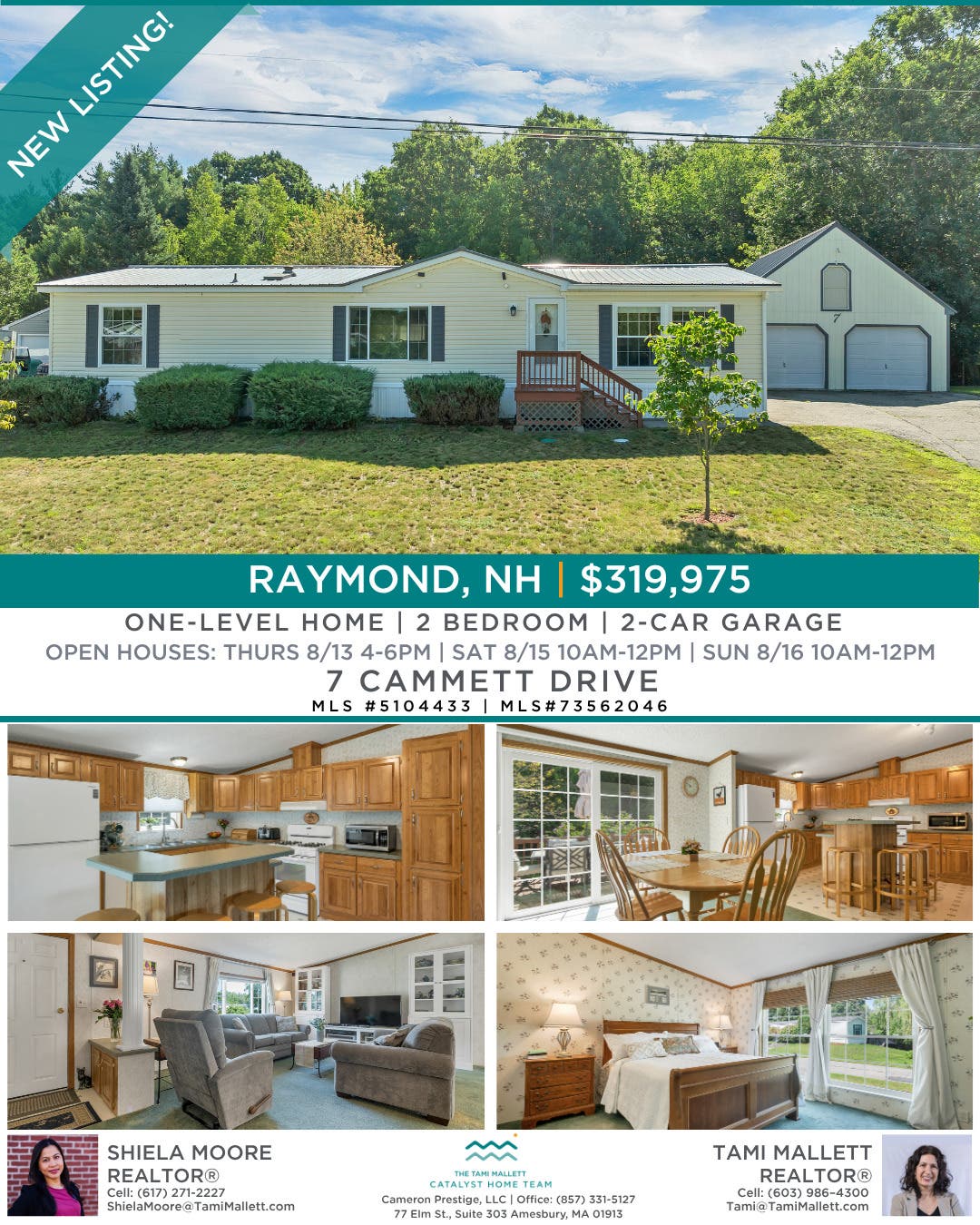 New Listing - Raymond, NH $319,975