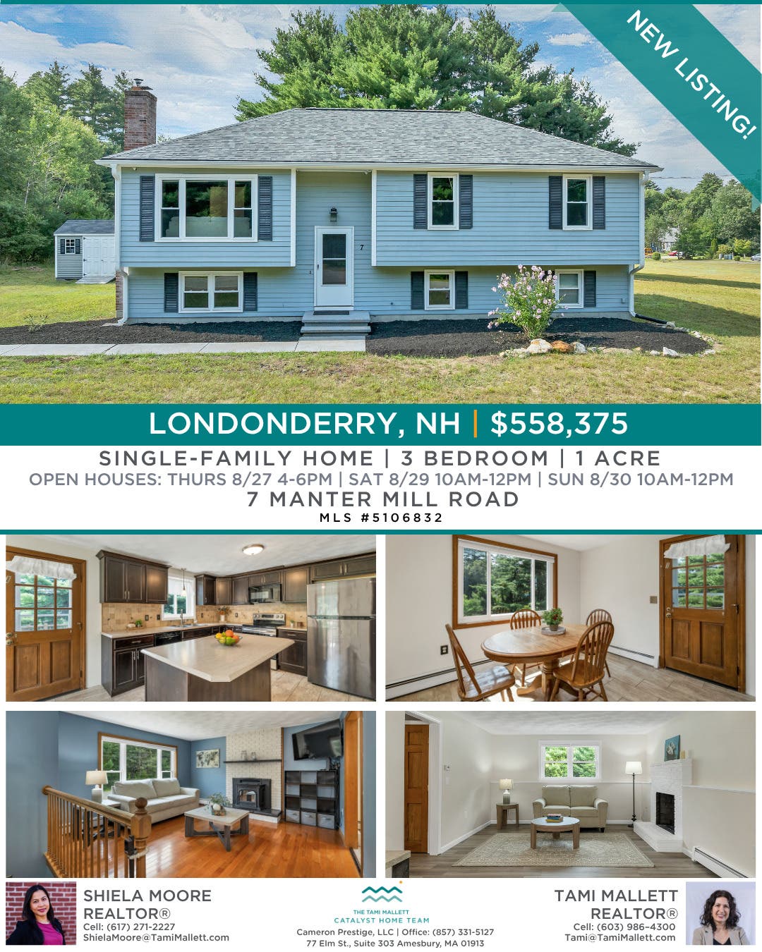 New Listing - Londonderry, NH $558,375
