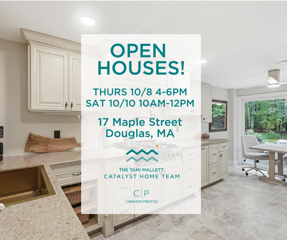 Open Houses this week! Douglas, MA $549,900