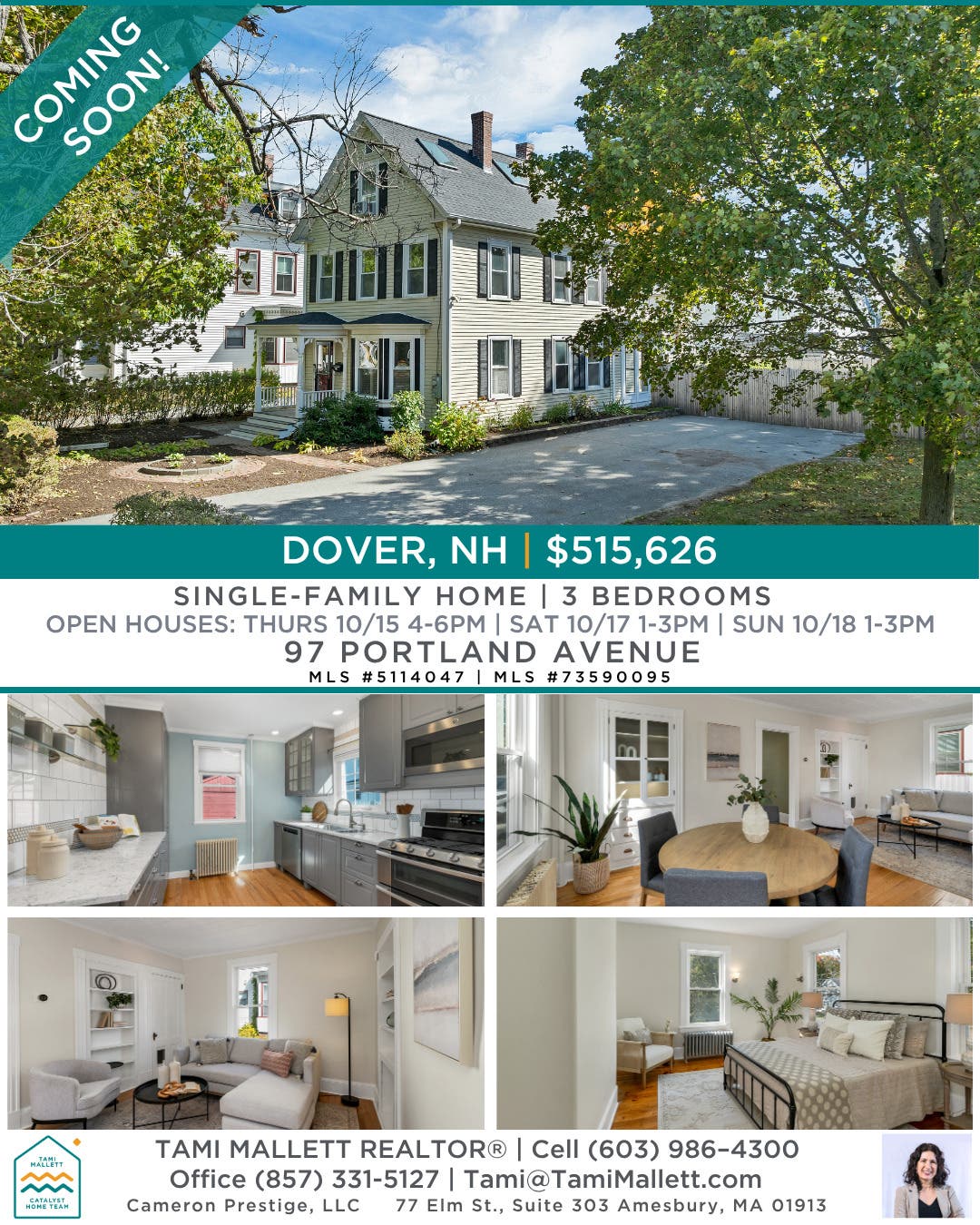 Dover, NH $515,626 | Coming Soon