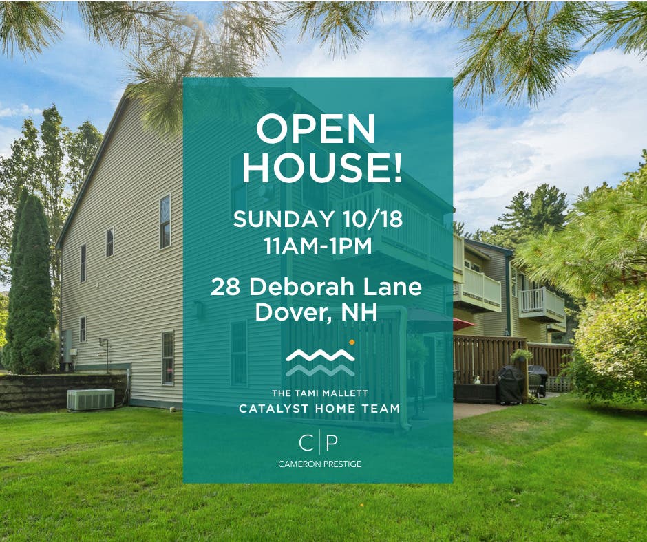 Open House Sunday 11-1pm | Dover, NH