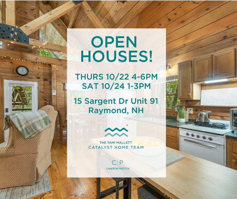 Open Houses! Raymond, NH $345,000