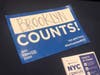 Community groups handed out "Brooklyn Counts!" flyers at a U. S. Census Fair in Prospect Park's LeFrak Center.