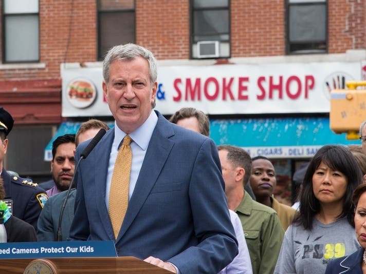 Mayor Bill de Blasio spends about two hours every morning at Park Slope YMCA, according to a report.