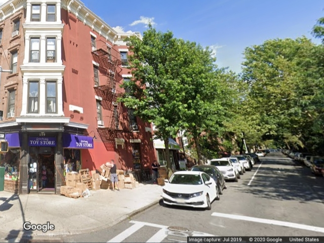 A man shouted coronavirus warnings to Park Slope from a balcony in a video posted by Reuters reporter Nick Brown.