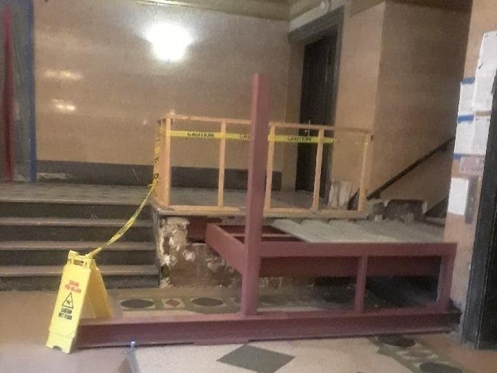 Construction in 921 Washington Ave. had tenant Melinda Jones worried about the coronavirus spreading as she and other tenants stayed at home to stop its spread.