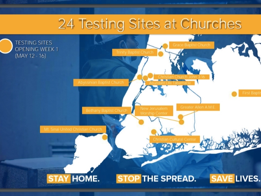 The state will open 24 temporary COVID-19 test sites in an effort to expand testing for low-income communities of color.