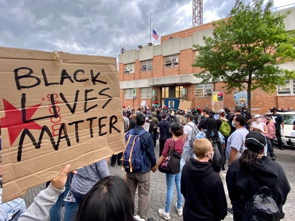 A Wednesday protest over the killing of Louisville EMT Breonna Taylor unfolded in Crown Heights.