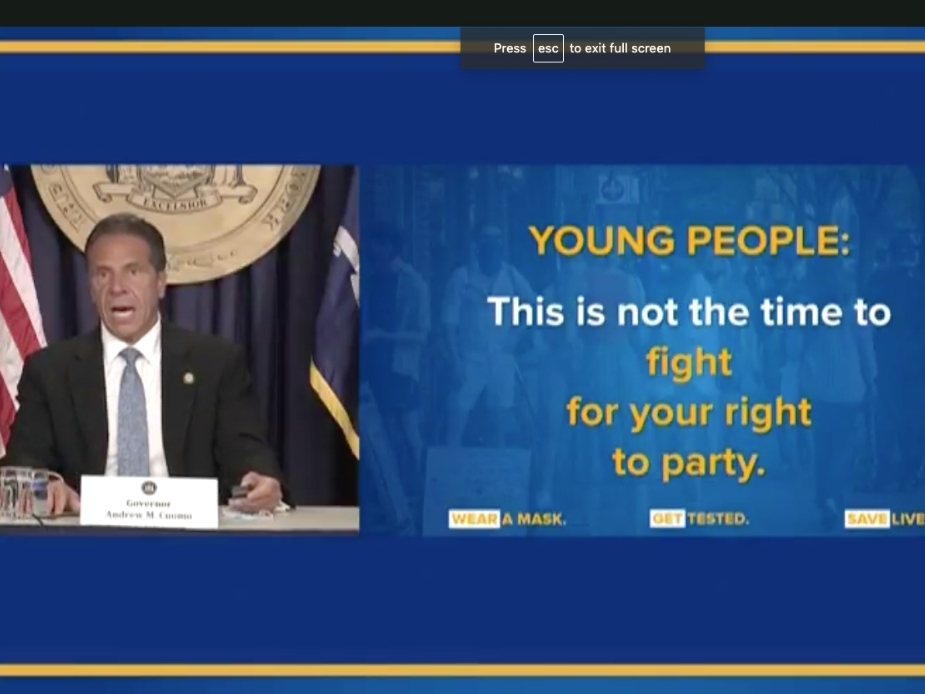 Gov. Andrew Cuomo on Thursday channeled the Beastie Boys.