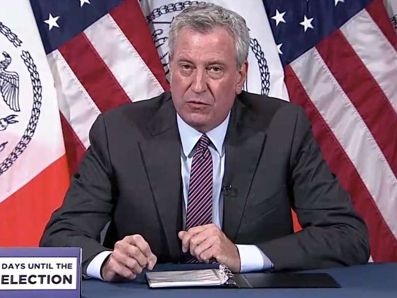 Without federal stimulus or state aid, thousands of New York City employees still face layoffs on Oct. 1, Mayor Bill de Blasio warned. 