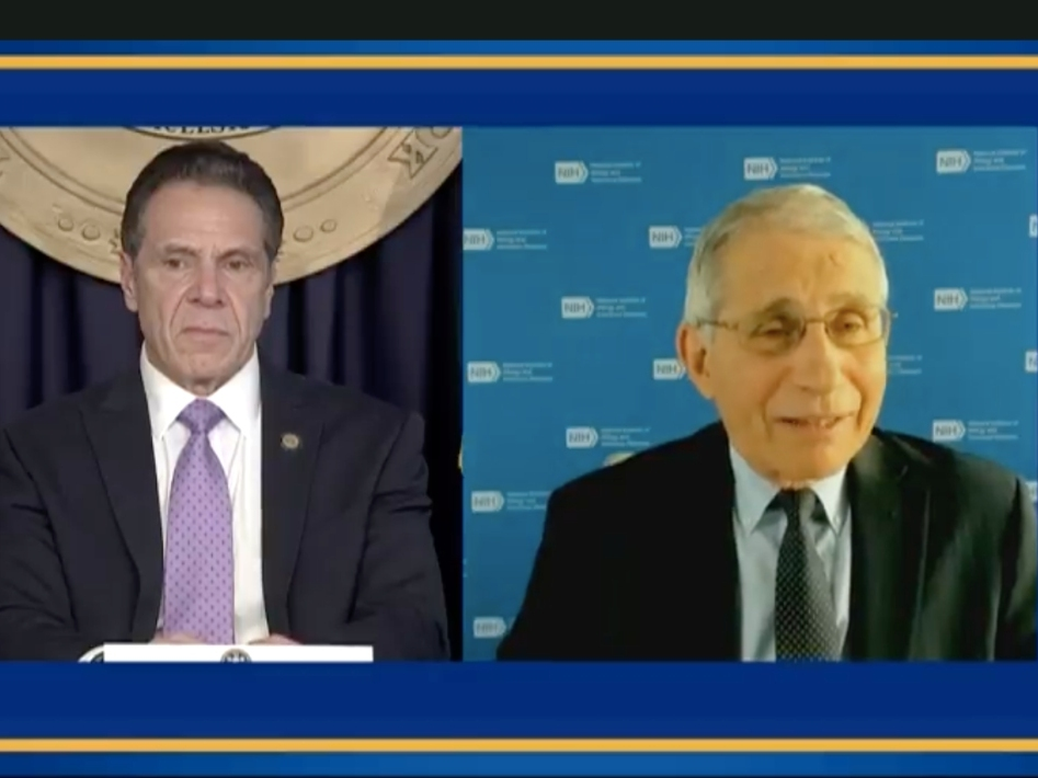 Anthony Fauci warned of a holiday-driven coronavirus surge: "Mid-January is probably going to be the bad time."