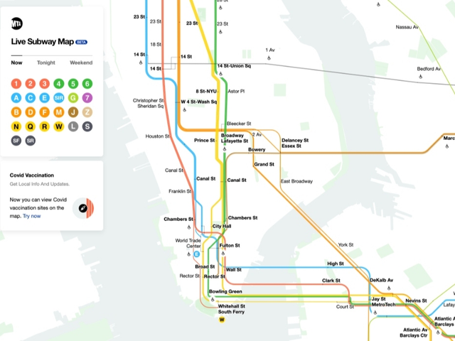 Revamped MTA Subway Map Wins Cannes Award | New York City, NY Patch