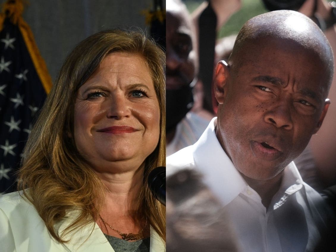 Kathryn Garcia significantly closed a gap behind, but didn't prevail over, Eric Adams in preliminary ranked-choice voting results released Tuesday.
