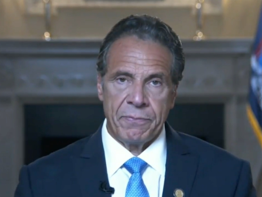 Gov. Andrew Cuomo's farewell address shifted between highlighting his accomplishments and defiance toward sexual harassment accusations.