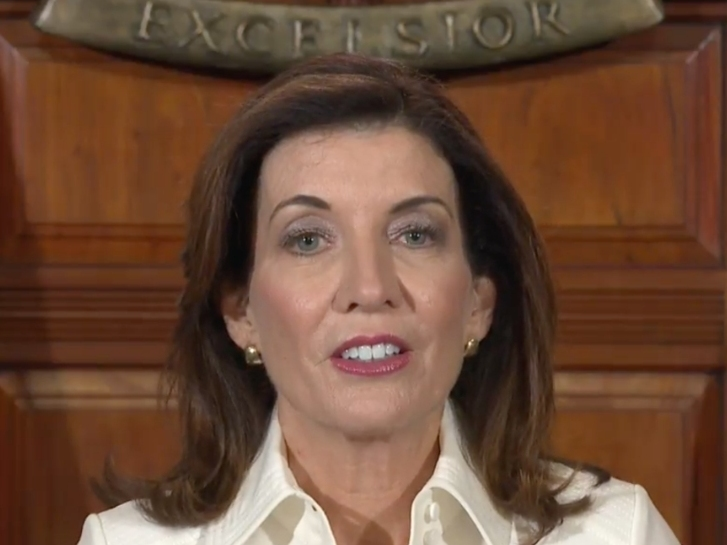 The state's new Gov. Kathy Hochul on Tuesday outlined her priorities for New Yorkers, including setting new vaccine requirements "soon."