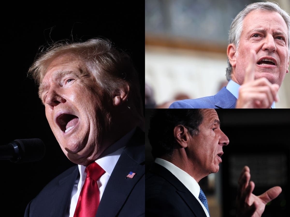 Mayor Bill de Blasio's favorability rating among New York voters is lower than former President Donald Trump and former Gov. Andrew Cuomo, according to a new Siena College poll.