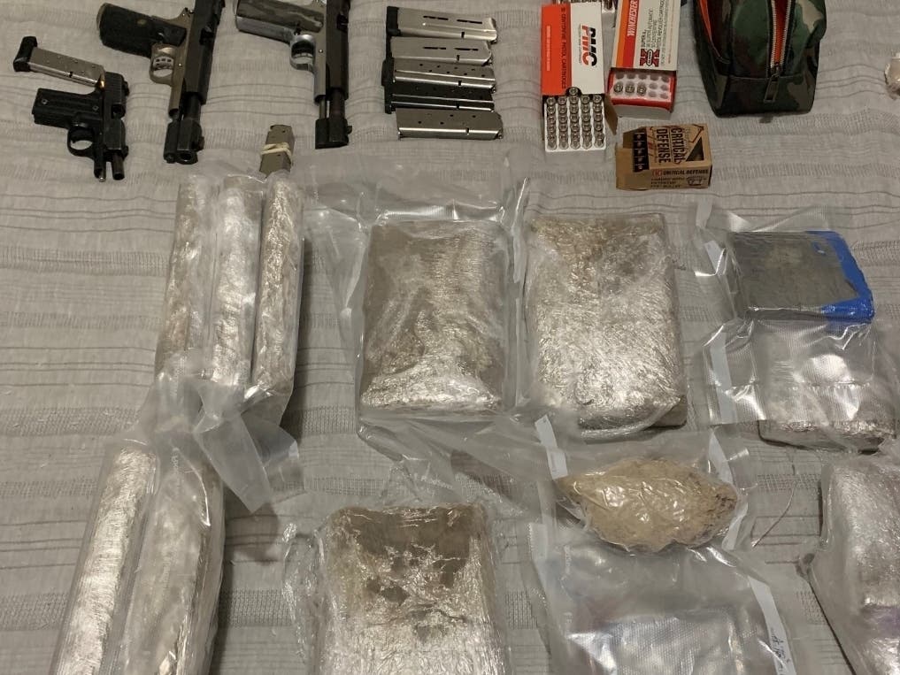 DEA’s Tactical Diversion Squad New York seized heroin and guns from a Bronx apartment last week.