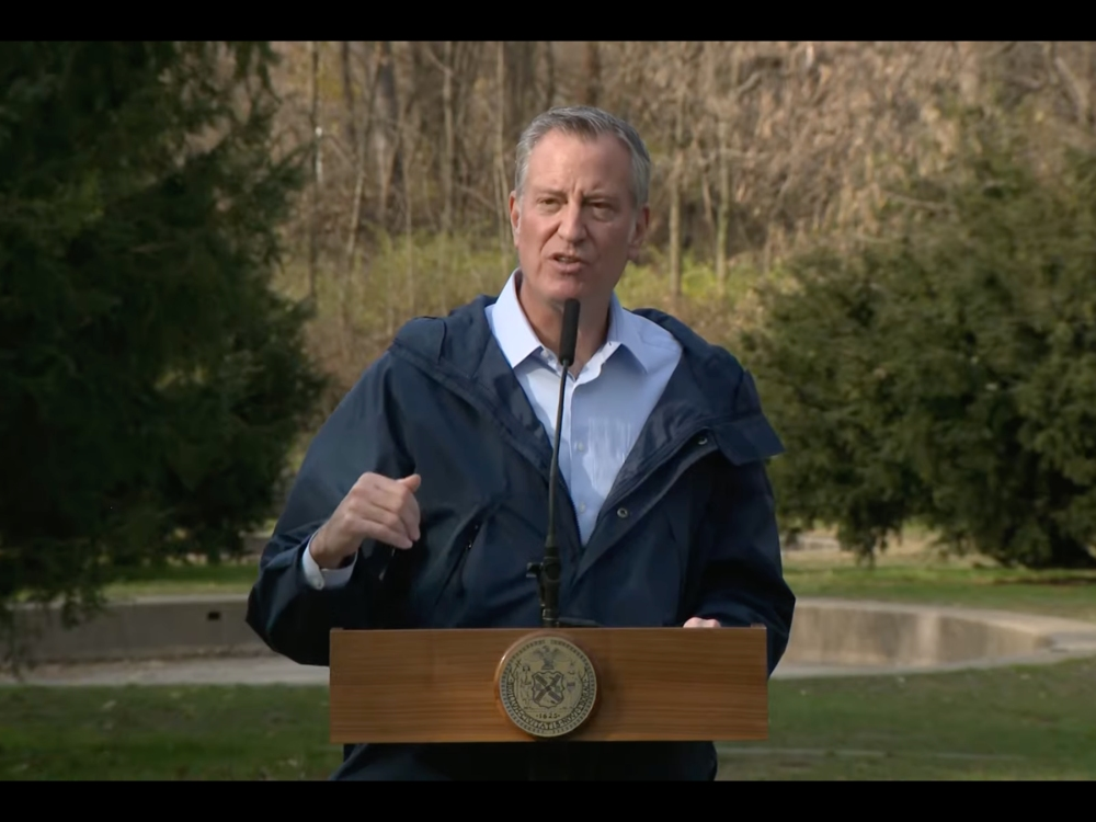 The city has seen a "very substantial" recent increase in cases, Mayor Bill de Blasio said, outlining a six-prong plan to fight back.