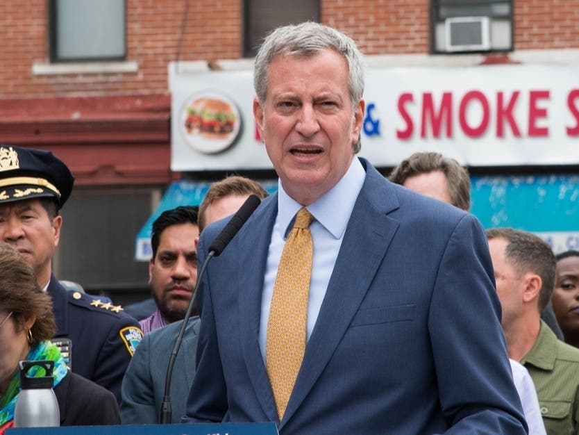 Former Mayor Bill de Blasio announced he'll forgo a run for New York's governor but will continue to fight inequality in the state.