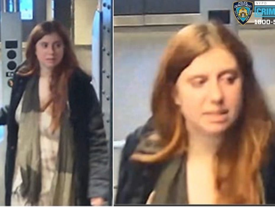 NYPD officials said this woman fatally shoved renowed vocal coach Barbara Maier Gustern, 87, on March 10.