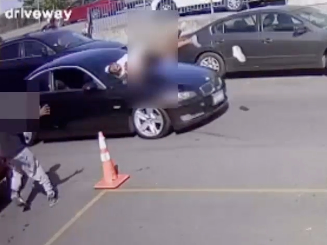 Police are looking for the driver behind a Sunday hit-and-run.