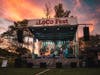 The sunset over the vineyards is just part of the experience at LoCo Fest, this year featuring 15 bands, 5 food trucks, wine, and beer at 868 Estate Vineyards on Sunday, Sept 6.