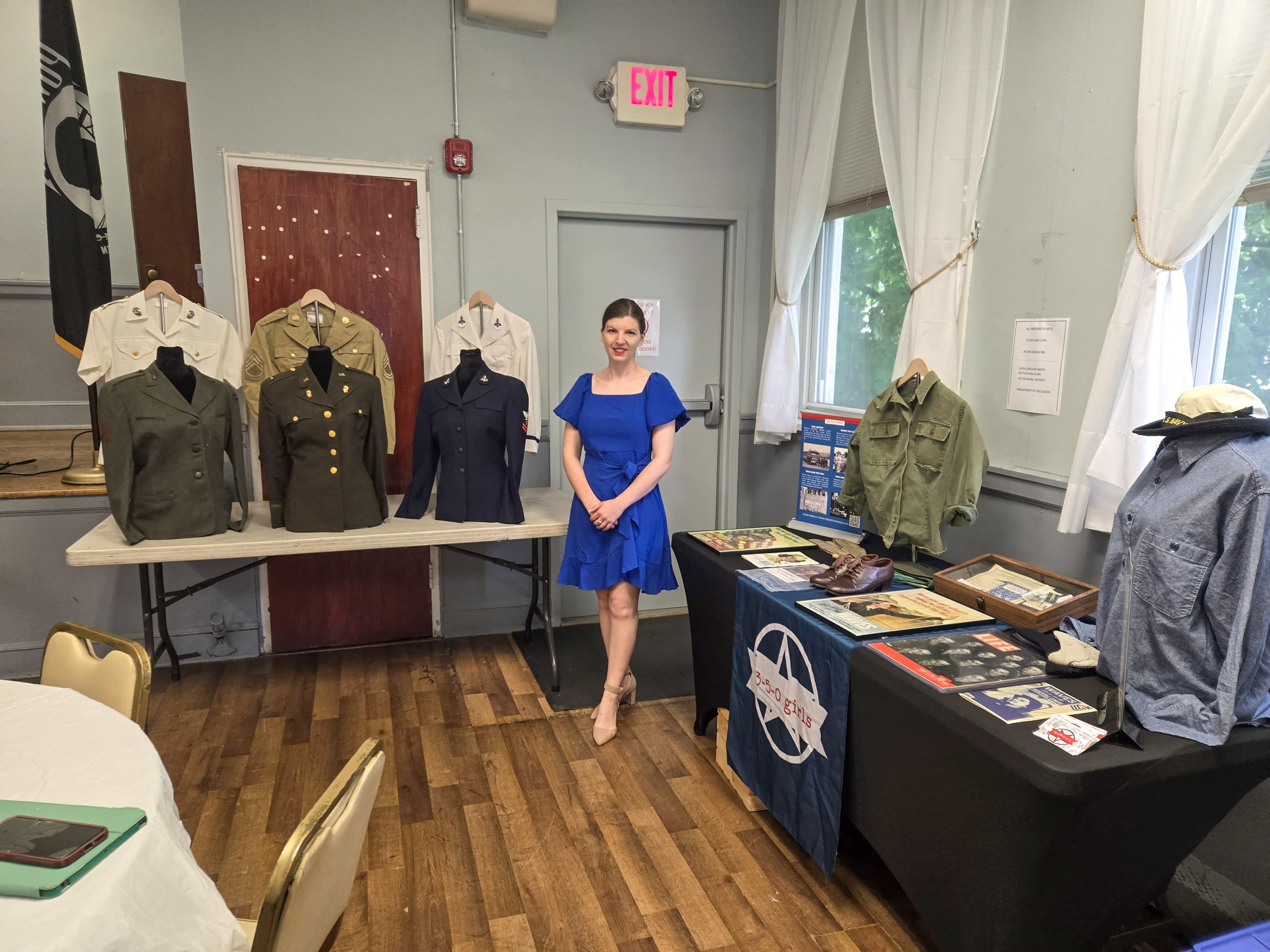 Serving on All Front: Pop-Up Museum Exhibit by 5-3-O Girls