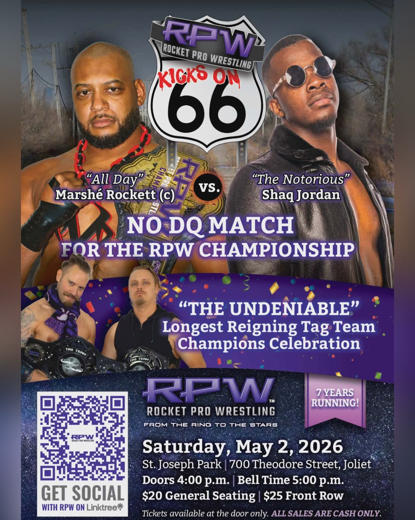 Rocket Pro Wrestling presents Kicks on 66