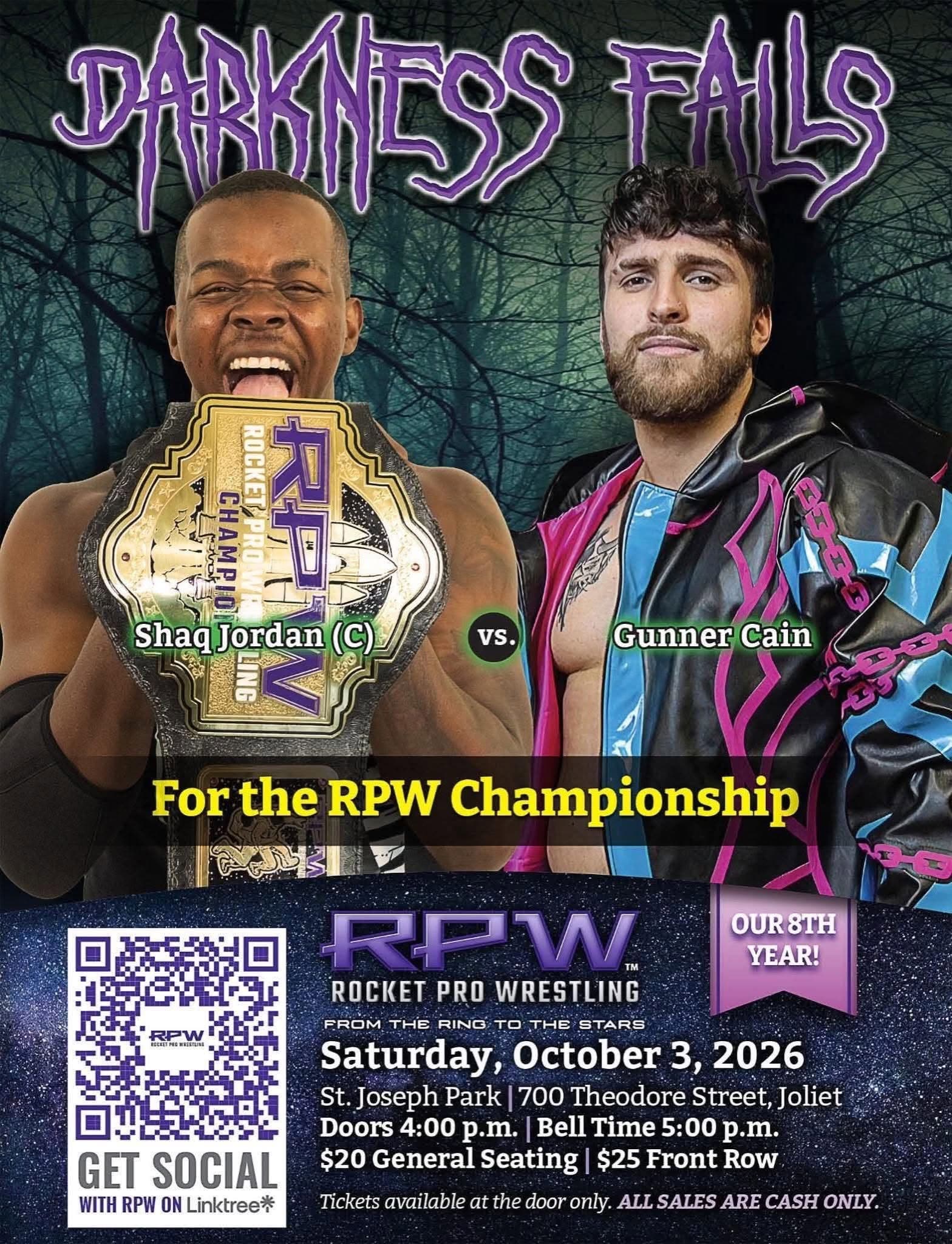 Rocket Pro Wrestling presents Darkness Falls