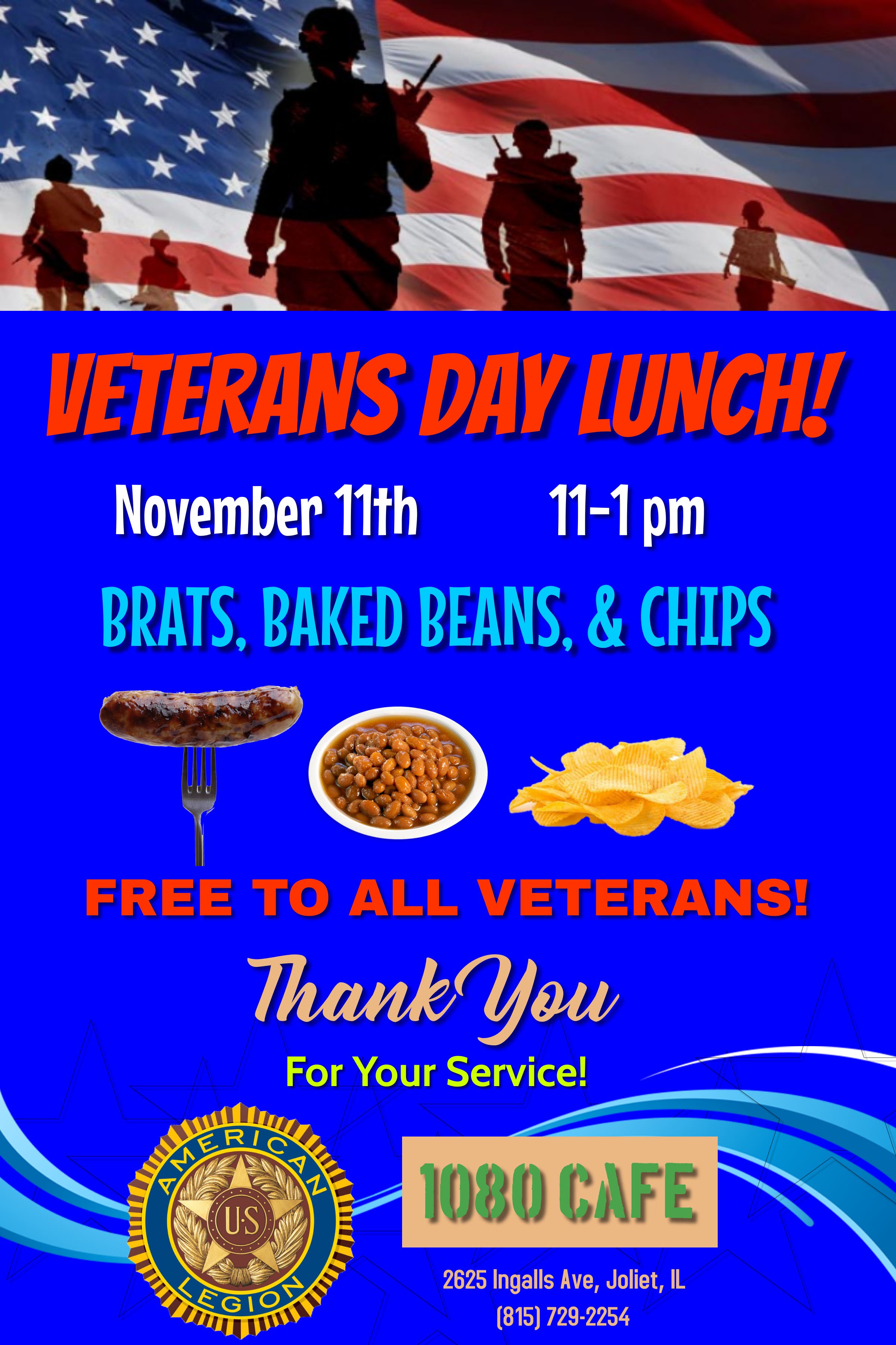 Nov 11 | Veterans Day lunch | Joliet, IL Patch
