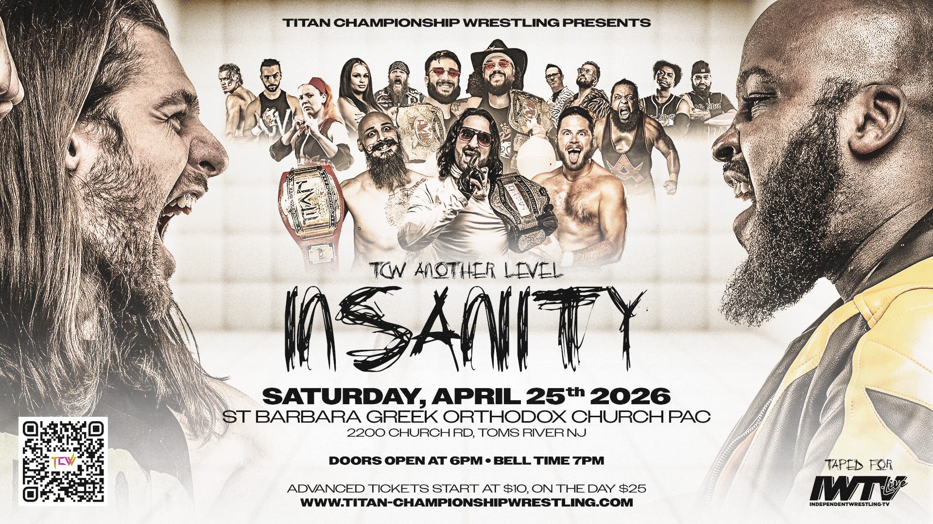 Pro Wrestling returns to Toms River starting at $10