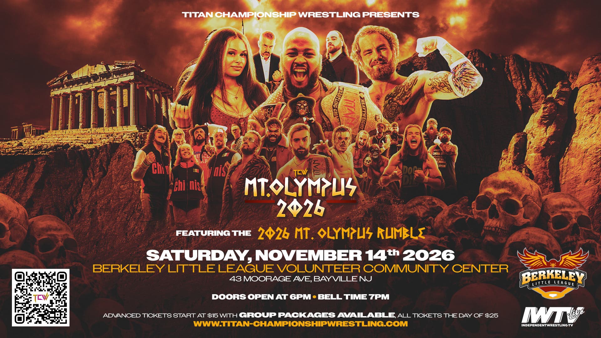 Live Pro Wrestling returns to the Berkeley Little League in Bayville NJ