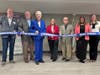(l to r) State Sen. Bill Cunningham, Alsip Mayor John Ryan, Cook County Board President Toni Preckwinkle, Sertoma Star CEO Kelly Berardelli, Board Chair Robert Straz, Commissioner - 5th District Dr. Kisha McCaskill, and State Rep. Mary Gill