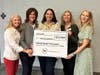 Northbrook Woman Club Foundation (NWC/F) Grants Committee (from left to right) Missy Lundgaard, Susan Schueler [NWC/F 2021-2023 President], Deborah Phadnis [NWCF Grants Chair], Sharon Yagoda, and Jessica Deming [NWC/F President].
