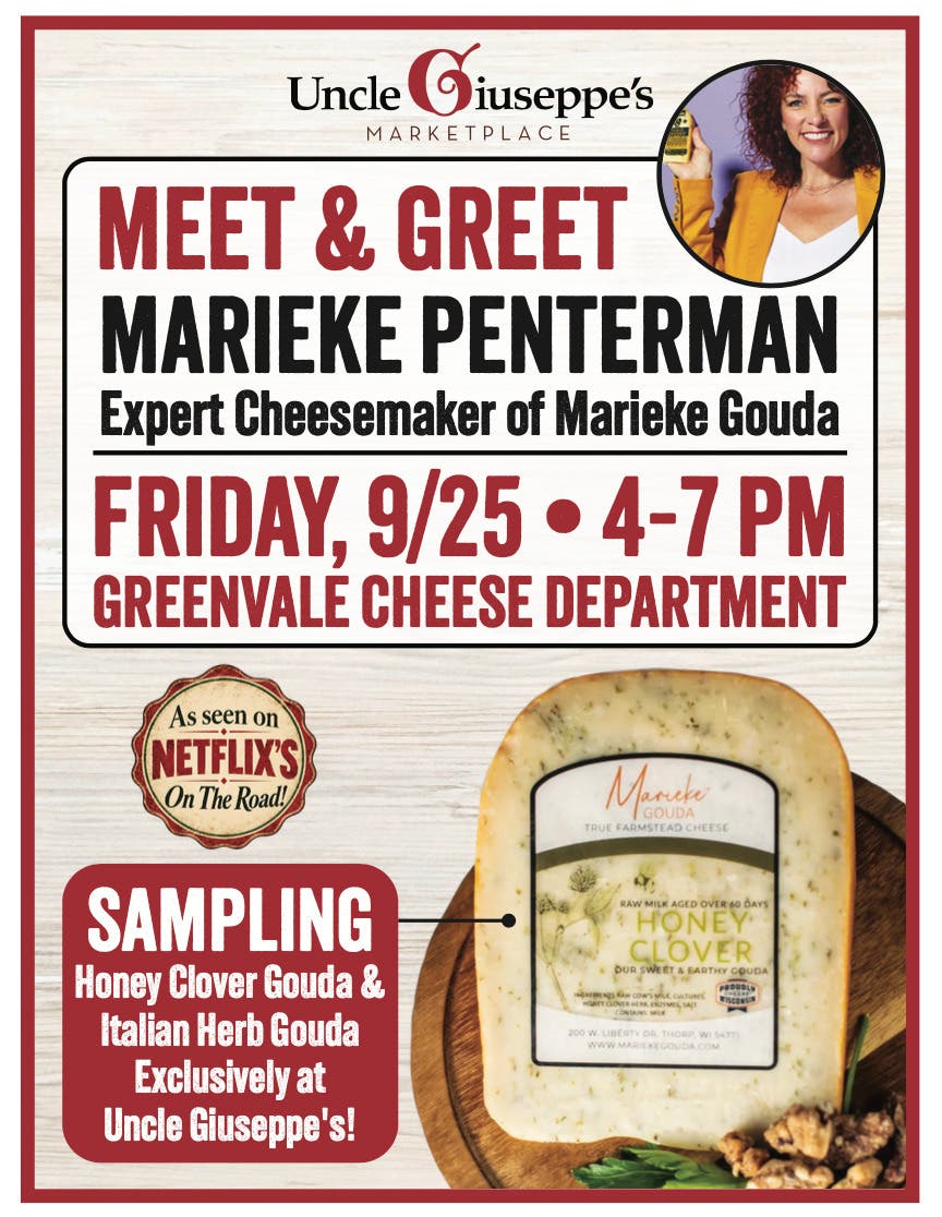 Uncle Giuseppe's Marieke Gouda Cheese Tasting