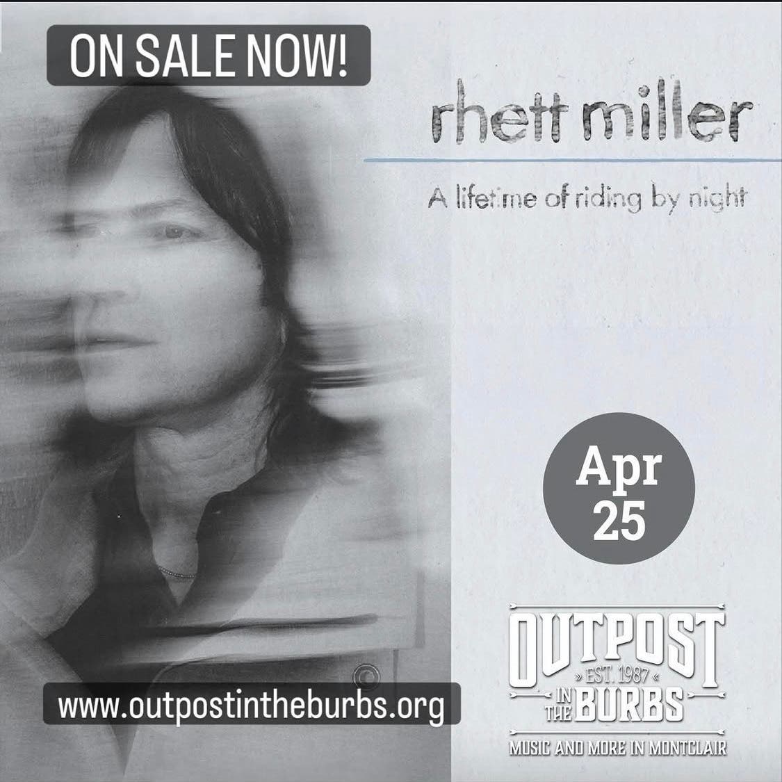 Concert with Rhett Miller of Old ‘97s