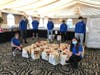 (From left to right) SamariTeen Volunteers Isabella Kwiatkowski, Tanner Cole, Chris Kwiatkowski, Mike Brown, Donovan Wallace, Teagan Wallace and Maddie McCann-Colvard.