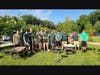 Matthew Colden and his fellow members of Scouts BSA Troop #2026 of Medford installing the meditation garden at The Samaritan Center at Voorhees. 
