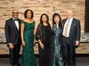 Samaritan President and CEO Phillip W. Heath, Gala Committee Member Marché Heath, Past Board Chair Nandini Natrajan, Board Secretary Rhonda Cates and Thomas Clifford