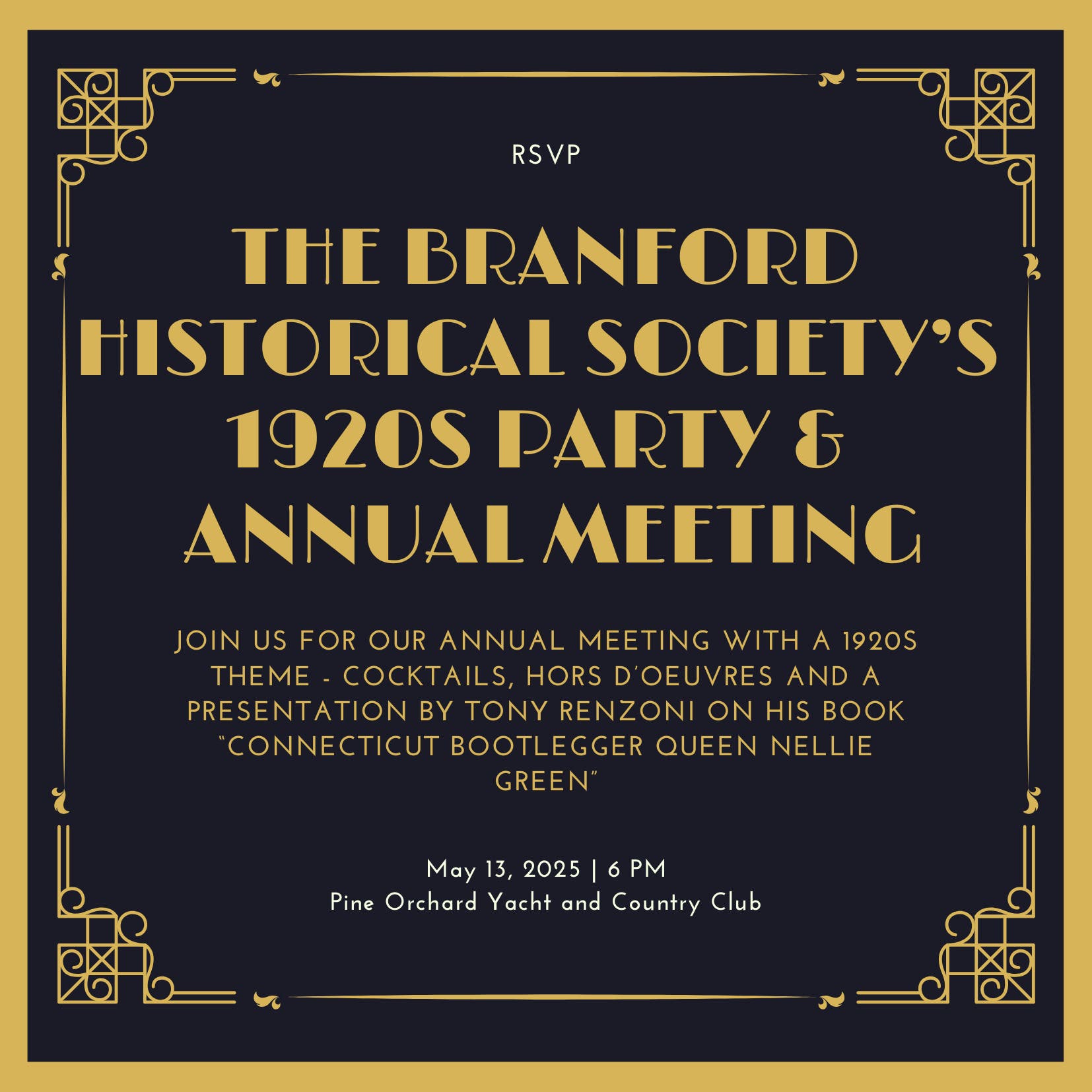 Roaring 20s Party & Annual Meeting