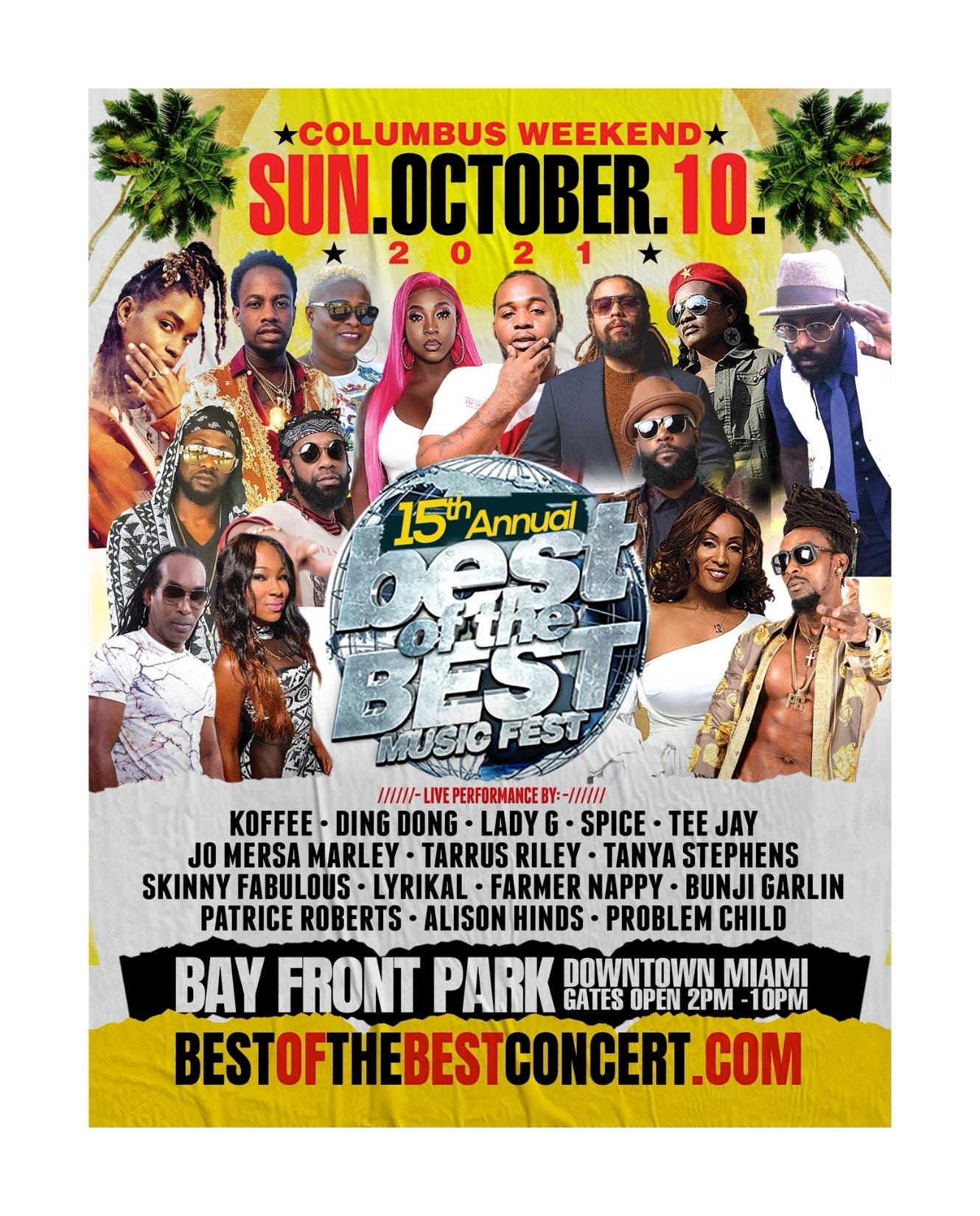 Oct 10 Best Of The Best Music Fest Miami Fl Patch