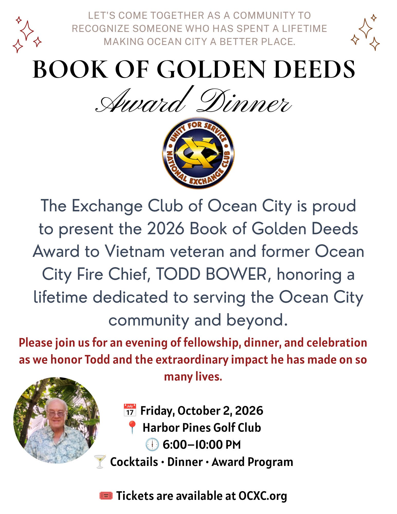 Book Of Golden Deeds Award Dinner