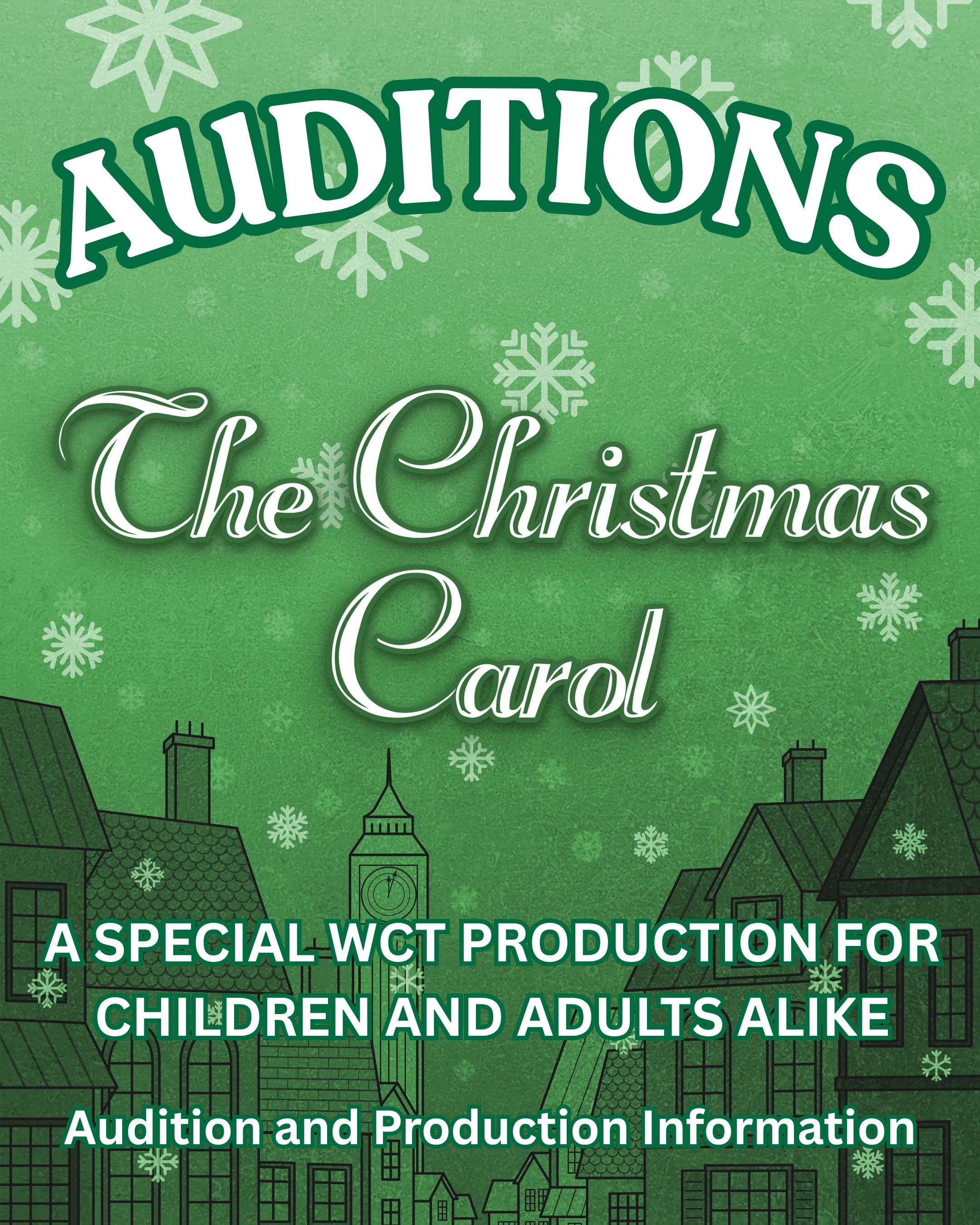 Auditions for The Christmas Carol