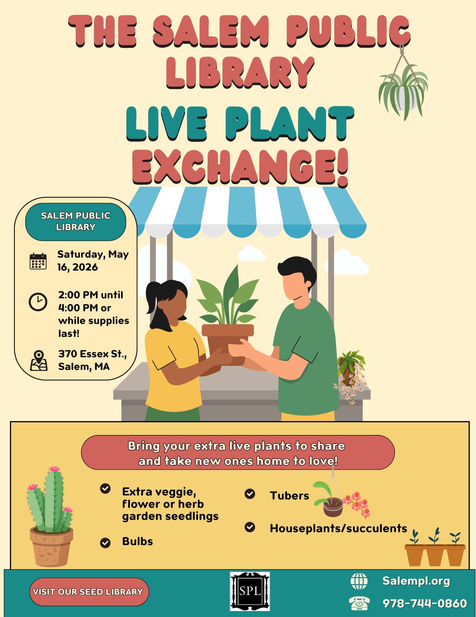 Salem Public Library's Live Plant Exchange