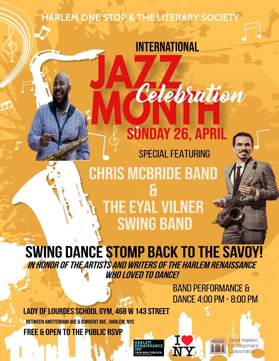 International Jazz Month Celebration: Swing Dance Stomp Back to the Savoy!