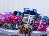 Fleece quilts were cut and tired to be donated to local Puyallup non-profit, Step By Step. 