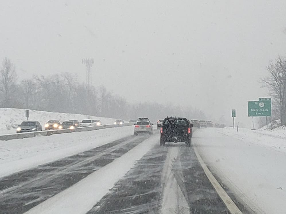 Nashua Vehicle Rollover One Of Many Crashes Due To Slick Roads | Nashua ...
